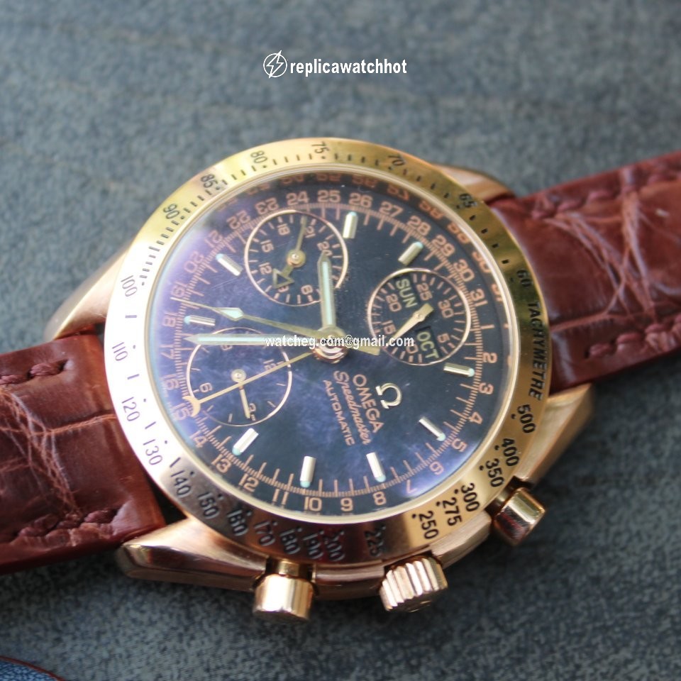 Omega Speedmaster Day Date Mens watch Unisex Automatic Rose gold 36235001 2