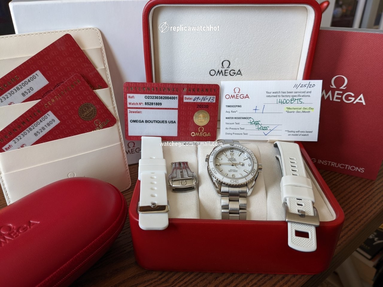 Omega Seamaster Planet Ocean Mens watch Unisex Automatic Steel 232.30.38.20.04.001 2