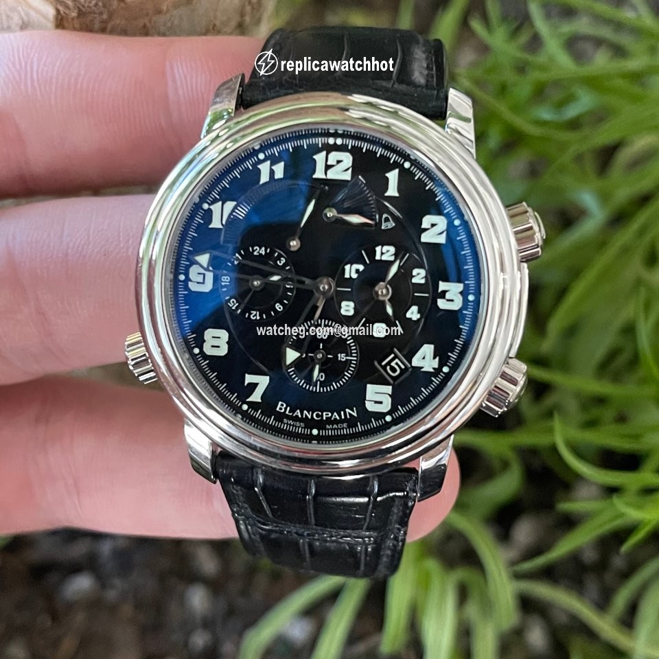 Blancpain Leman Reveil GMT Mens watch Unisex Automatic Steel 2041-1130M-53B 2