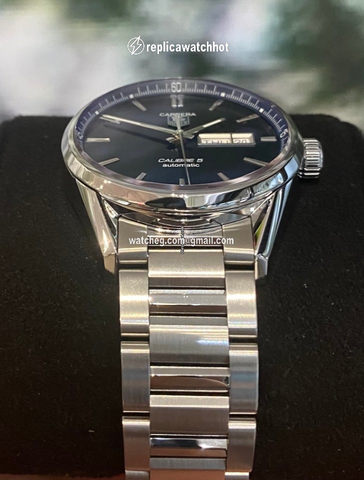 TAG Heuer Carrera Calibre 5 Mens watch Unisex Automatic Steel WAR201E.BA0723 2