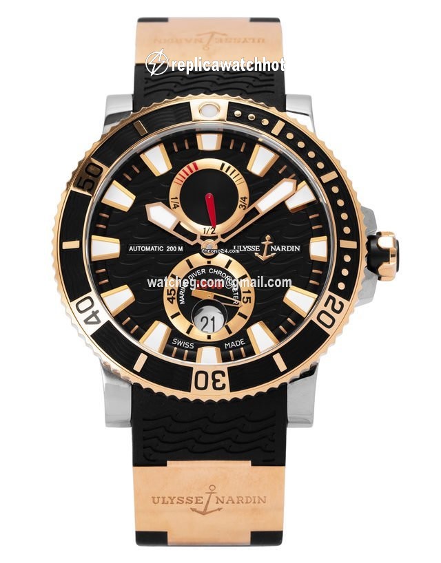 Ulysse Nardin Maxi Marine Diver Mens watch Unisex Automatic Rose gold 265-90-3 2