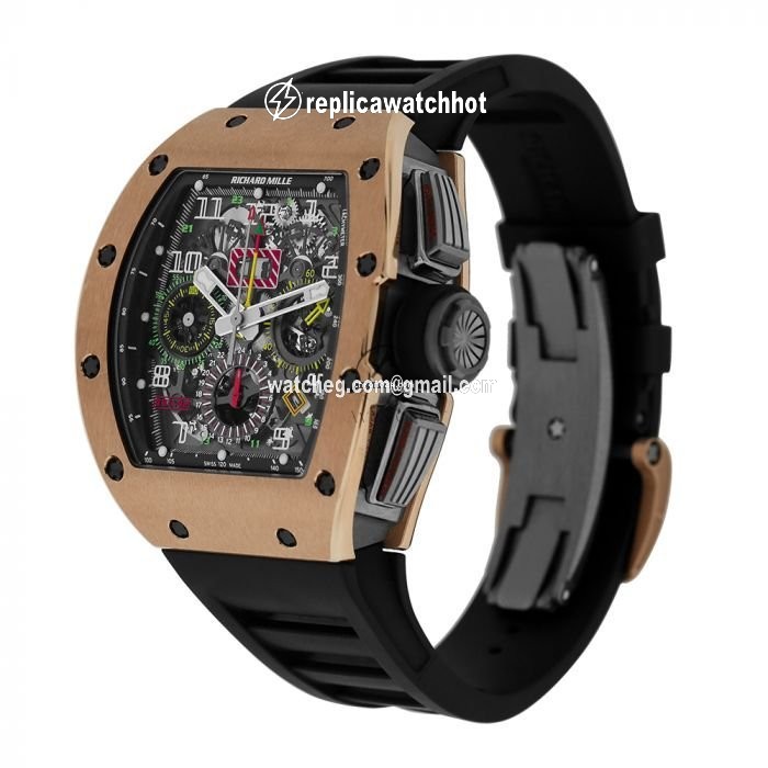 Richard Mille RM 011 Mens watch Unisex Automatic Rose gold RM 11-02 2