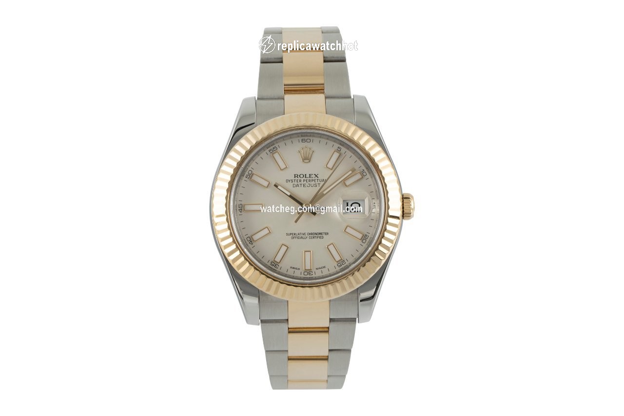 Rolex Datejust II Mens watch Unisex Gold Steel Automatic 116333 2