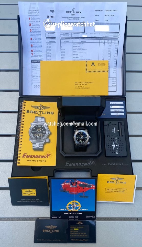 Breitling Emergency Mens watch Unisex Quartz Titanium E7632110 B576 2