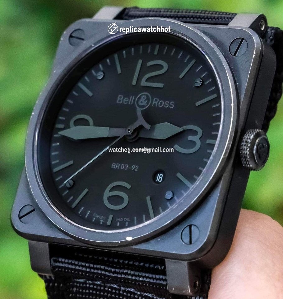 Bell & Ross BR 03 Mens watch Unisex Automatic Steel BR 03-92 Phantom 2