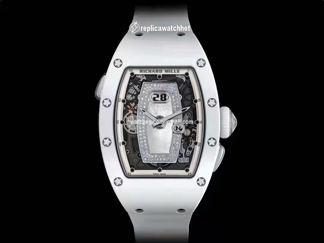 Richard Mille RM 037 Womens watch Automatic Ceramic Richard Mille RM037 White 2