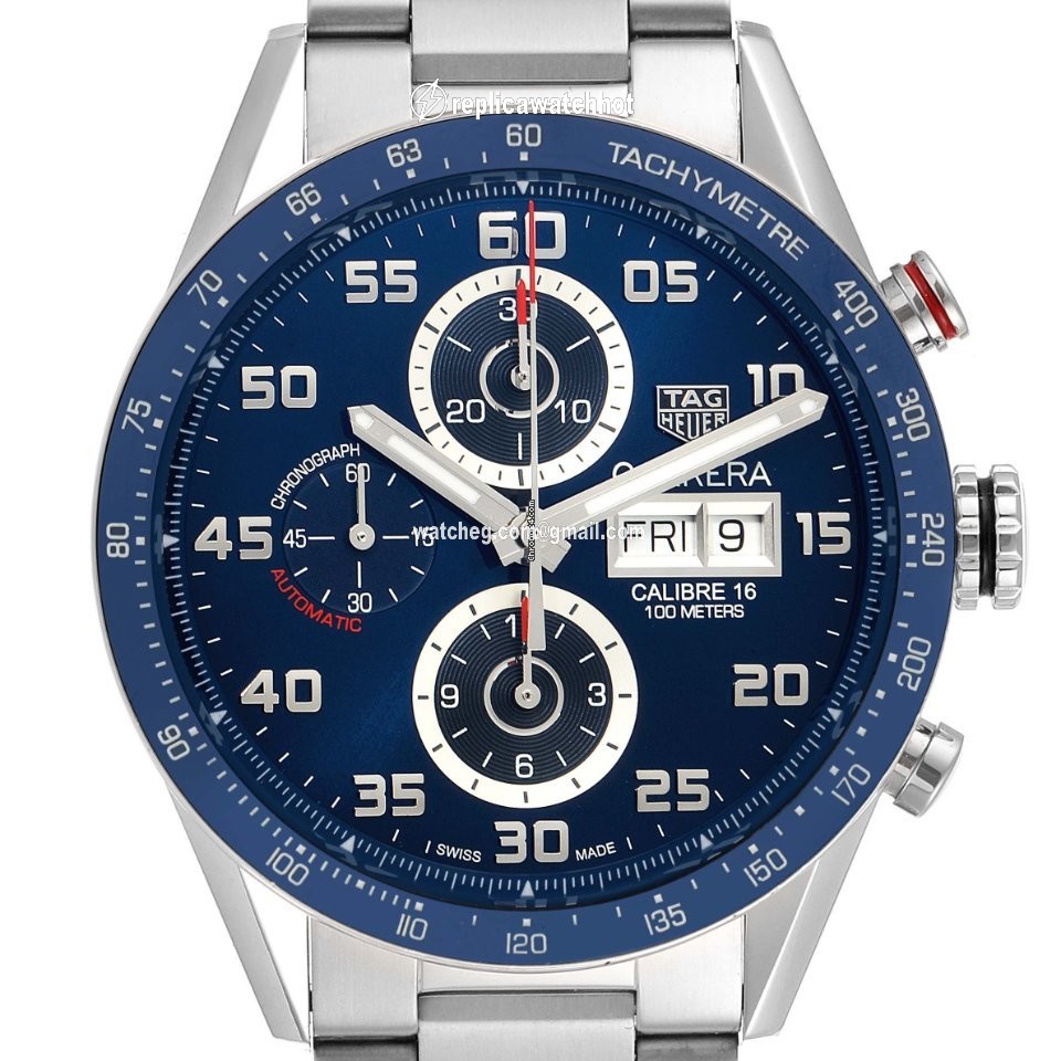 TAG Heuer Carrera Calibre 16 Mens watch Unisex Automatic Steel CV2A1V.BA0738 2
