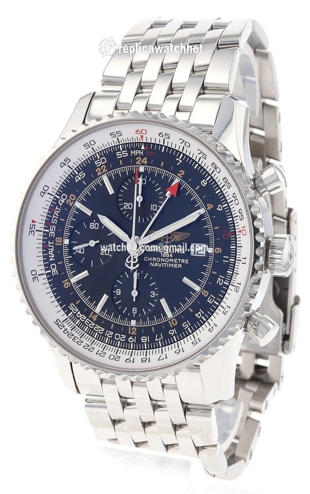 Breitling Navitimer World Mens watch Unisex Automatic Steel A2432212.B726.443A 2