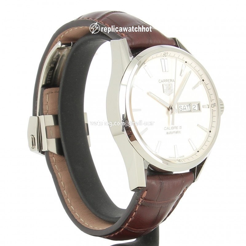 TAG Heuer Carrera Calibre 5 Mens watch Unisex Automatic Steel WAR201B 2