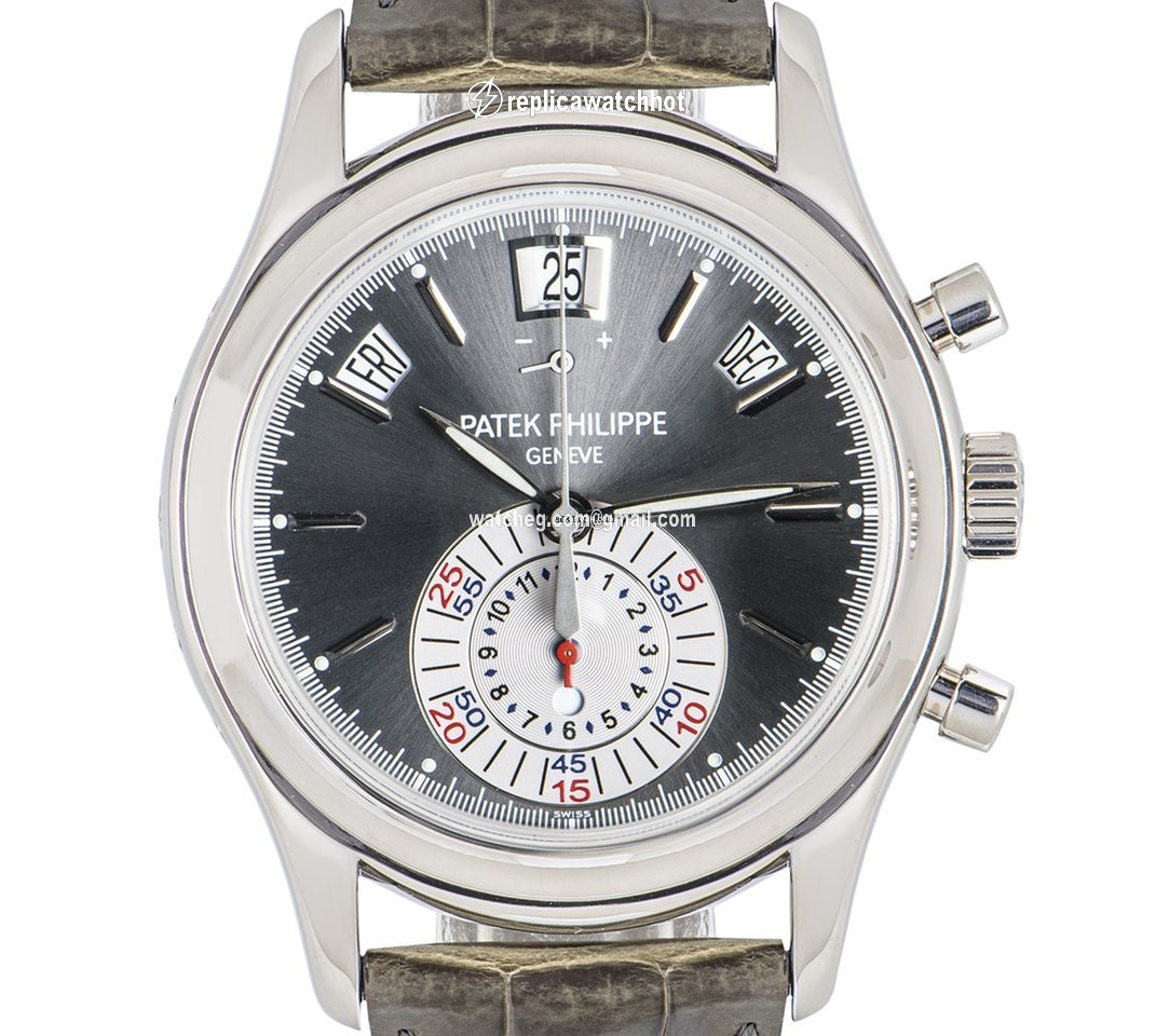 Patek Philippe Annual Calendar Chronograph Mens watch Unisex Automatic Platinum 5960P-001 2
