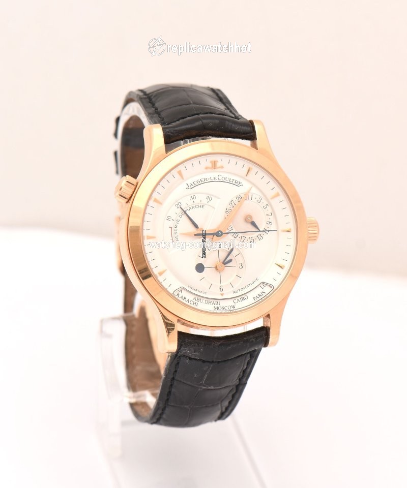 Jaeger-LeCoultre Master Geographic Mens watch Unisex Automatic Red gold 142.2.92 2