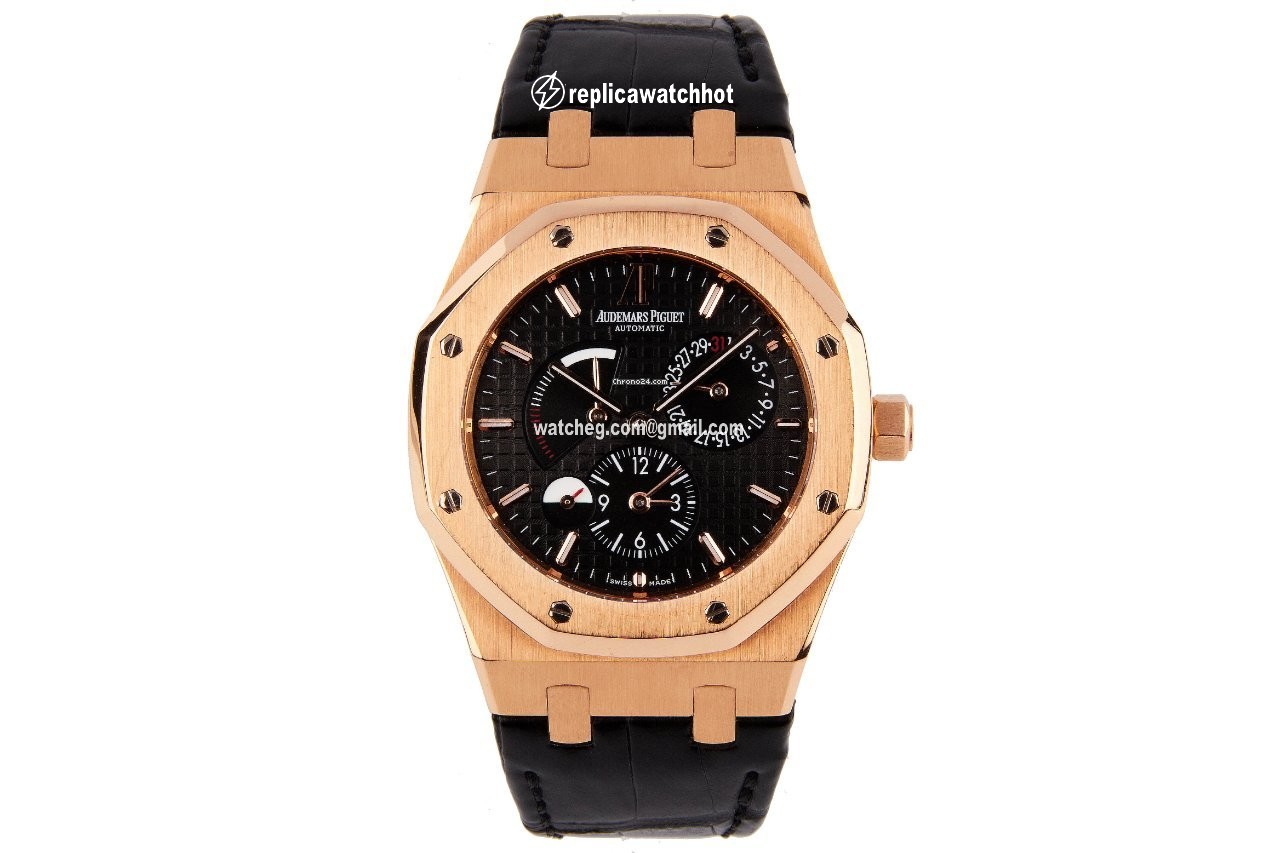 Audemars Piguet Royal Oak Dual Time Mens watch Unisex Automatic Rose gold 26120OR.OO.D002CR.01 2