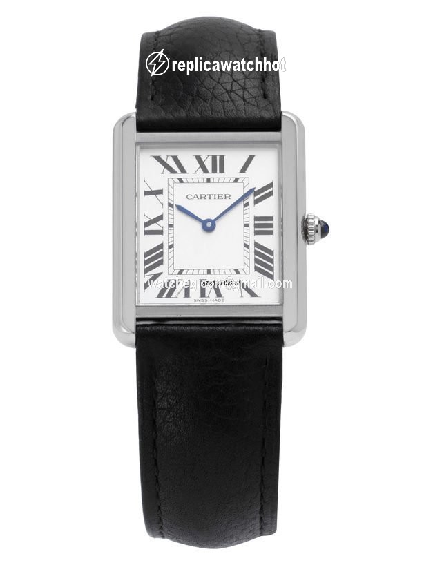 Cartier Tank Solo Mens watch Unisex Quartz Steel W5200003 3169 2