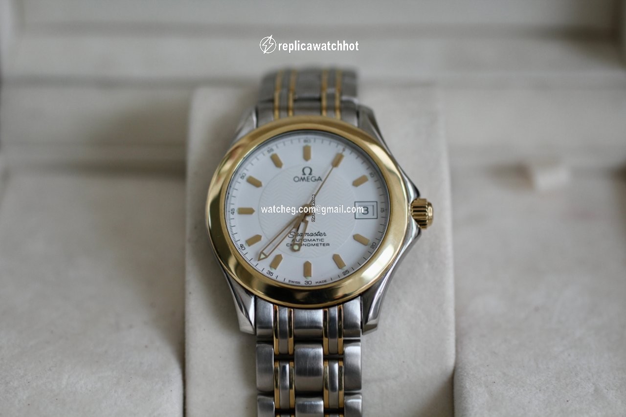 Omega Seamaster Mens watch Unisex Automatic Gold Steel 2301.21.00 2