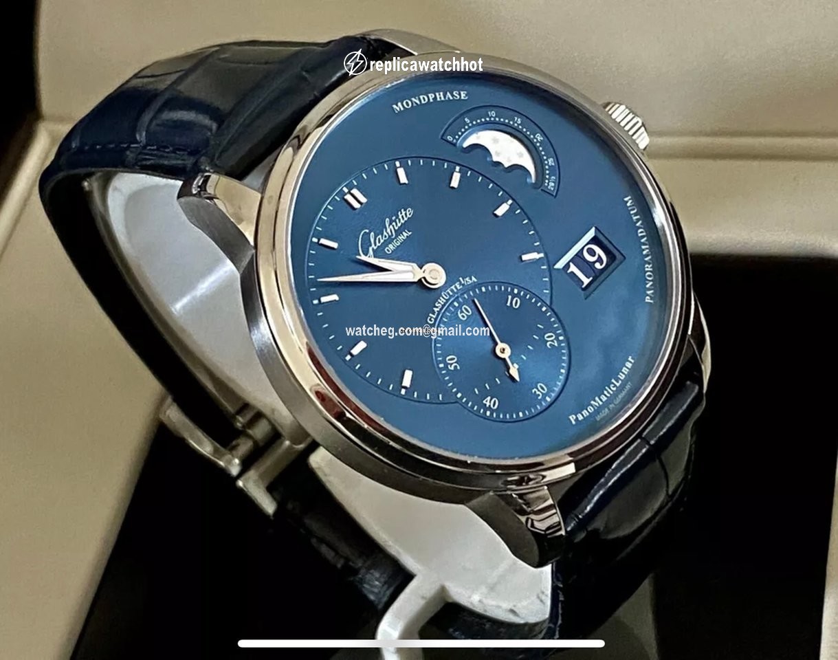 Glashtte Original PanoMaticLunar Mens watch Unisex Automatic Steel 1-90-02-46-32-30 2