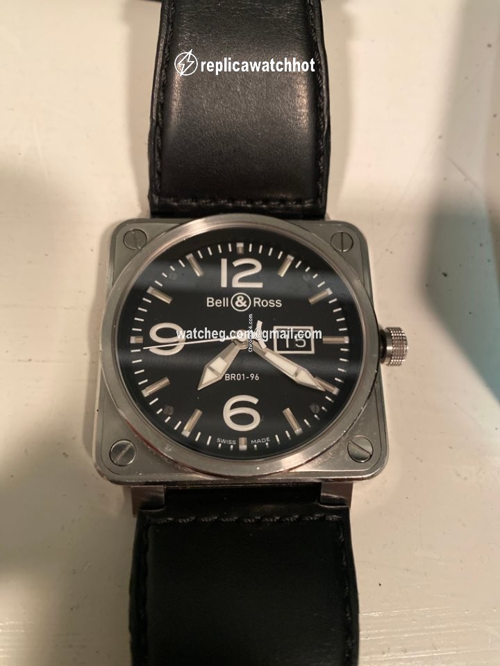 Bell & Ross BR 01-96 Grande Date Mens watch Unisex Automatic Steel BR01-96 2