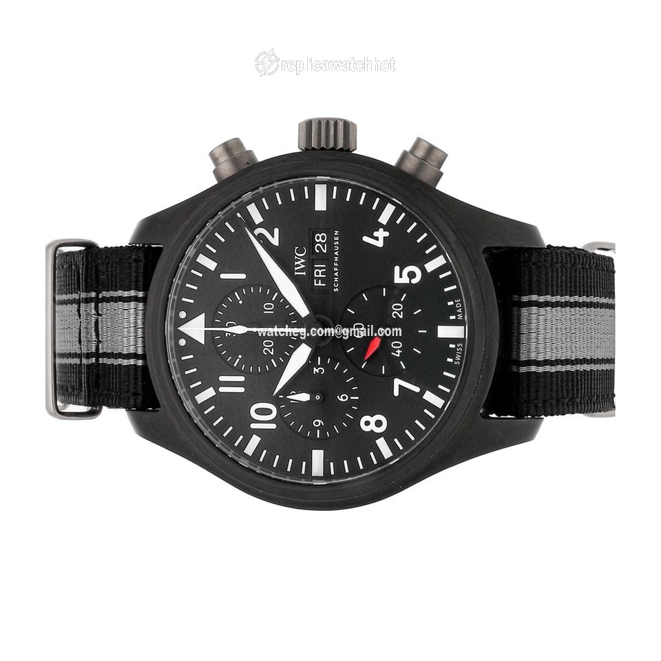 IWC Pilot Chronograph Top Gun Mens watch Unisex Automatic Ceramic IW3891-01 2