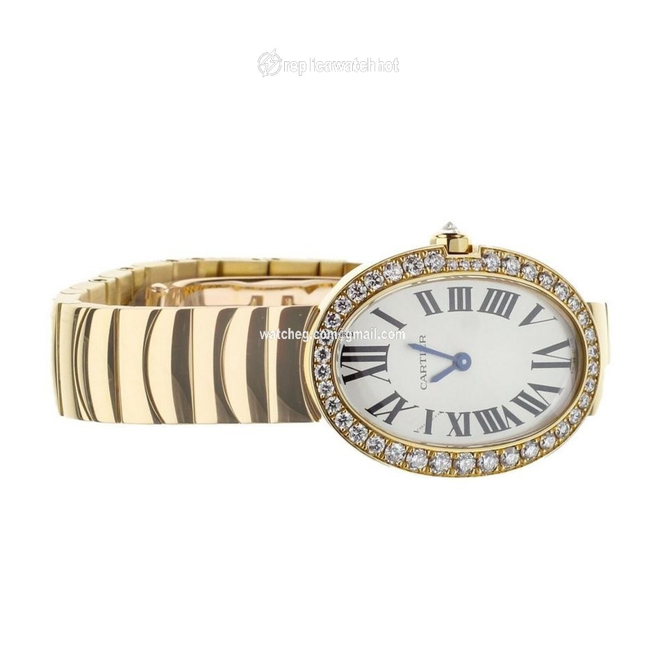 Cartier Baignoire Womens watch Quartz Yellow gold WB520002 2