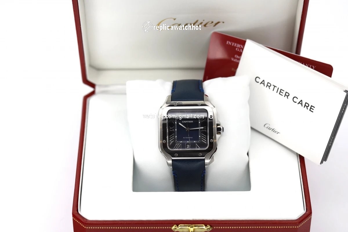 Cartier Santos Mens watch Unisex Automatic Steel 4072 2