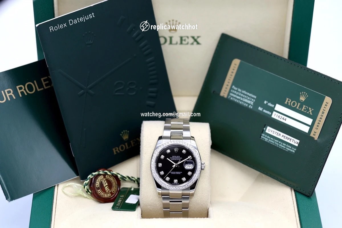 Rolex Datejust 36 Mens watch Unisex Steel Automatic 116244 2