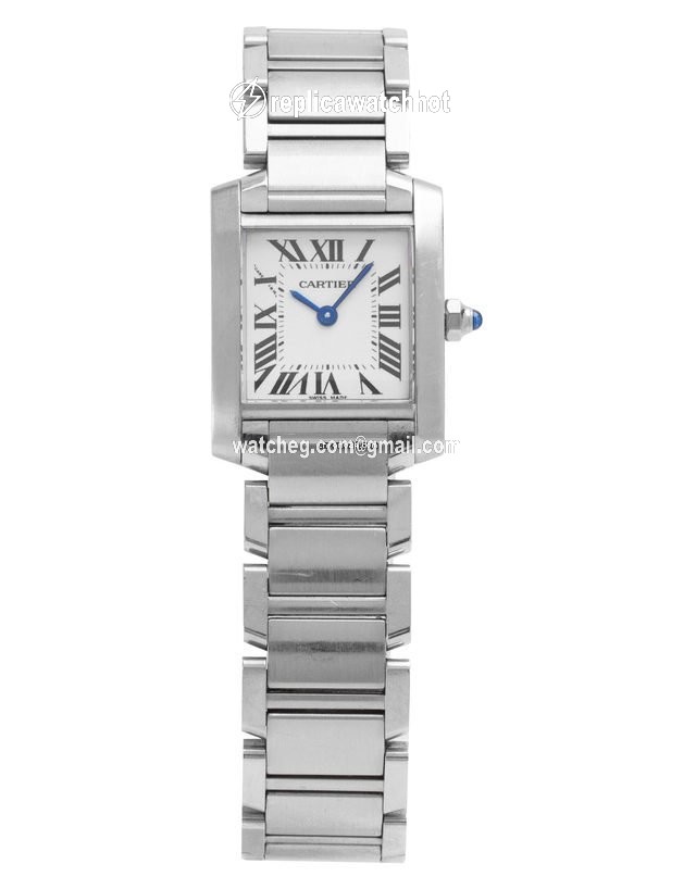 Cartier Tank Francaise Mens watch Unisex Quartz Steel W51008Q3 2384 2
