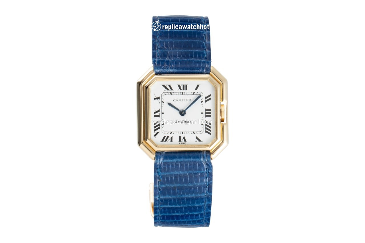 Cartier Womens watch Manual winding Yellow gold 7809 2