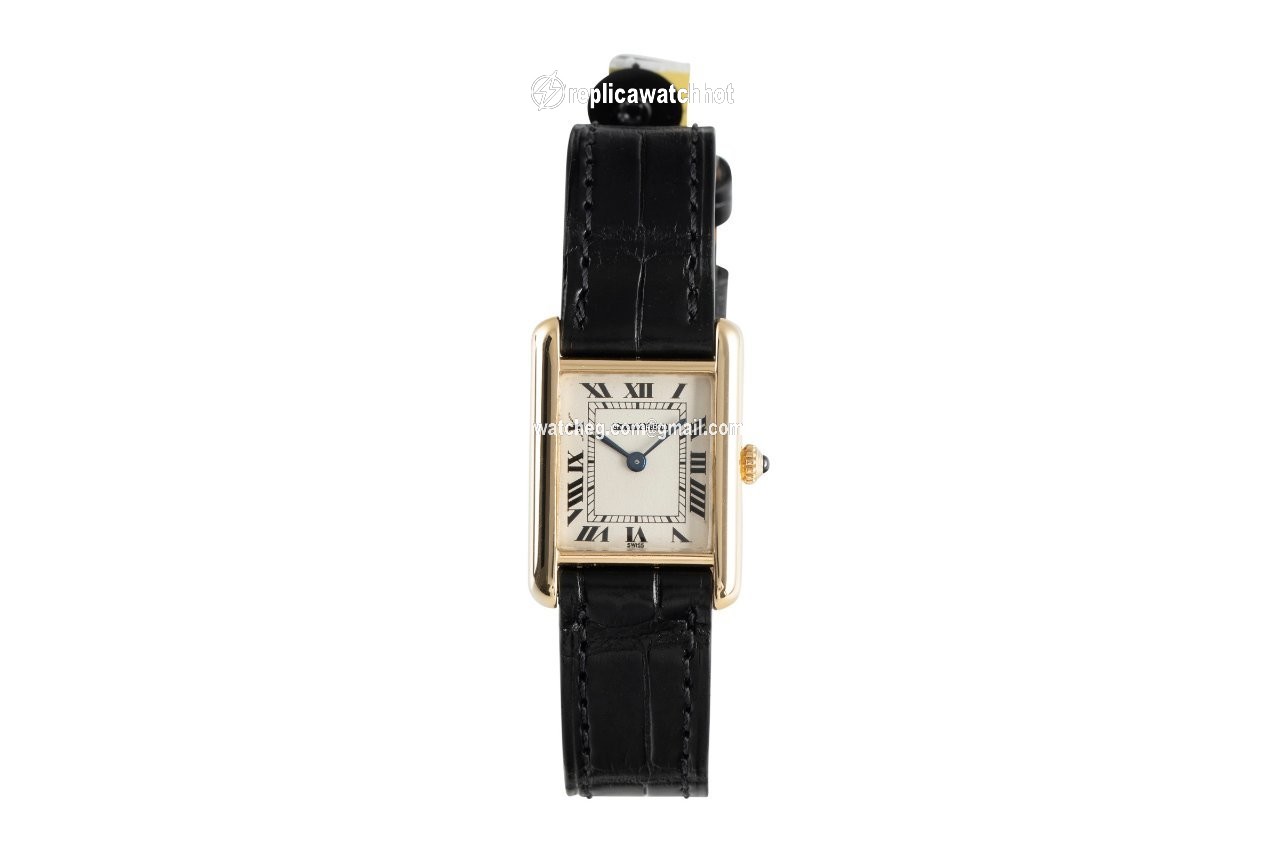 Cartier Tank Womens watch Quartz Yellow gold 8660 2