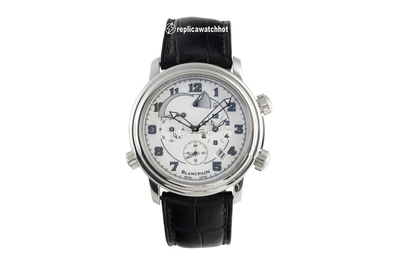 Blancpain Leman Reveil GMT Mens watch Unisex Automatic Steel 2041-1542M-53B 2