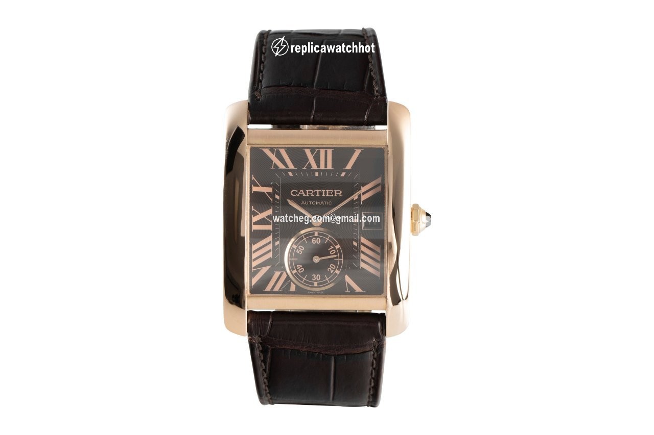 Cartier Tank MC Mens watch Unisex Automatic Red gold W5330002 2