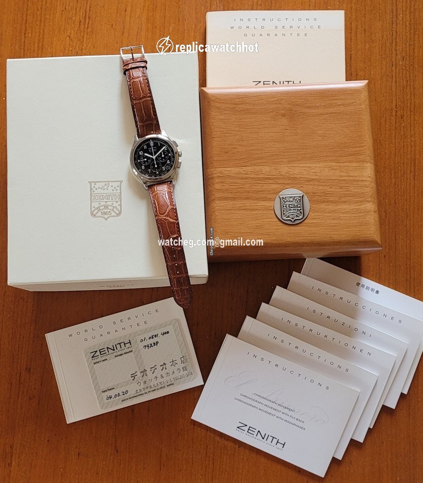 Zenith El Primero Chronograph Mens watch Unisex Automatic Steel 01.0501.400 2