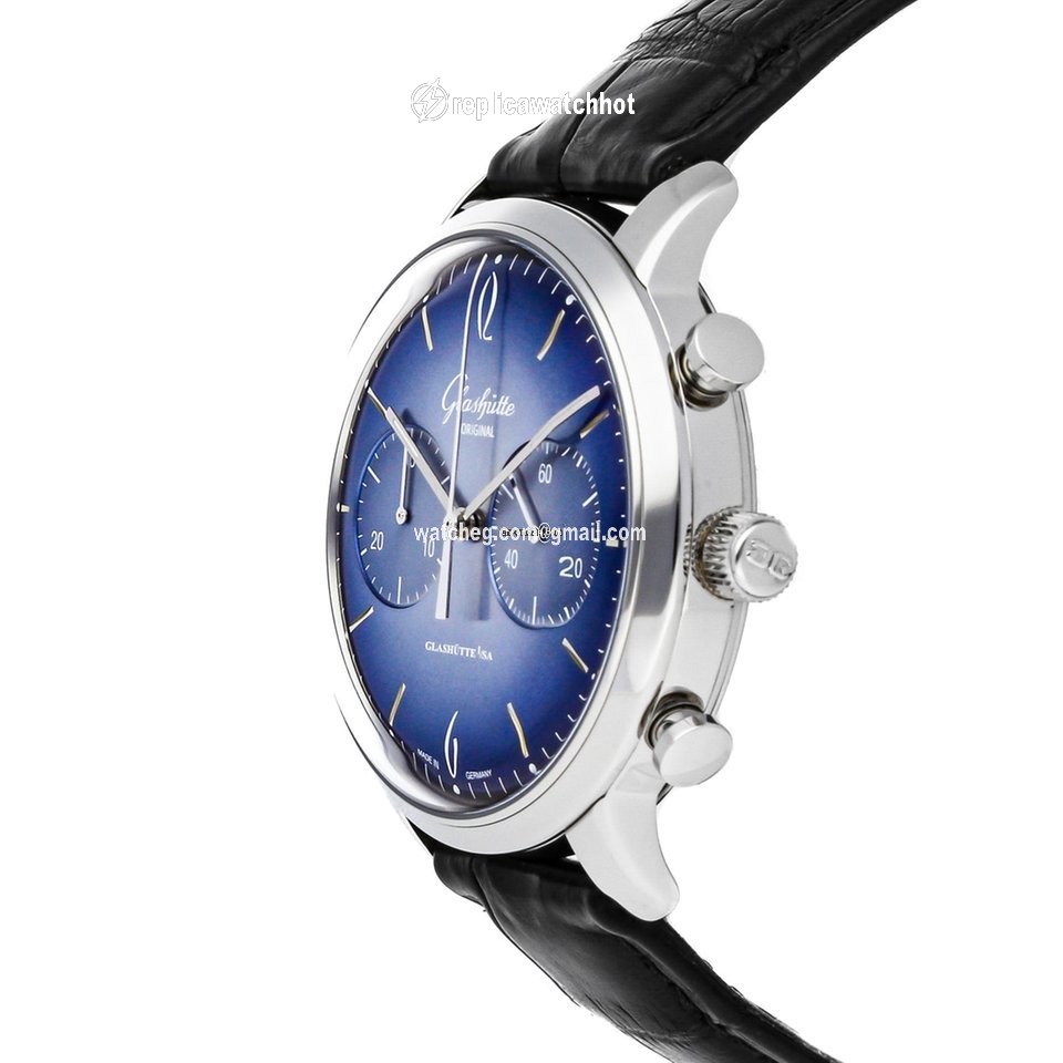 Glashtte Original Sixties Chronograph Mens watch Unisex Automatic Steel 1-39-34-04-22-04 2