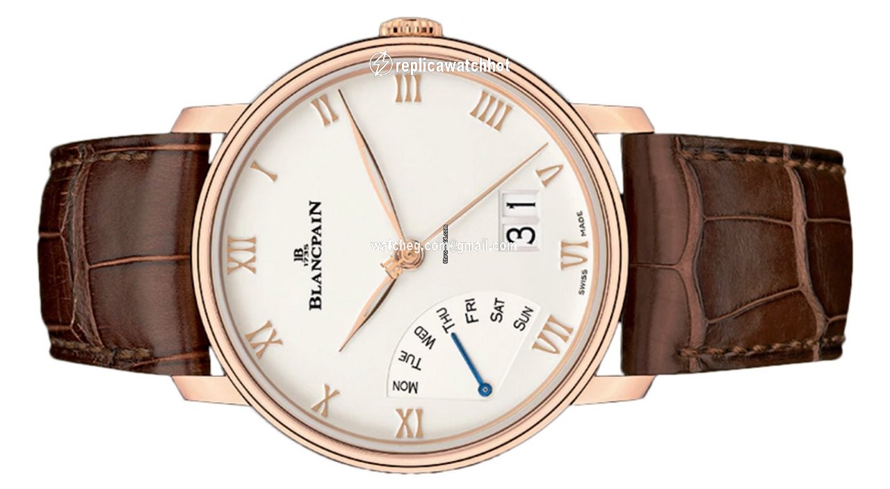 Blancpain Villeret Mens watch Unisex Automatic Red gold 6668-3642-55B 2