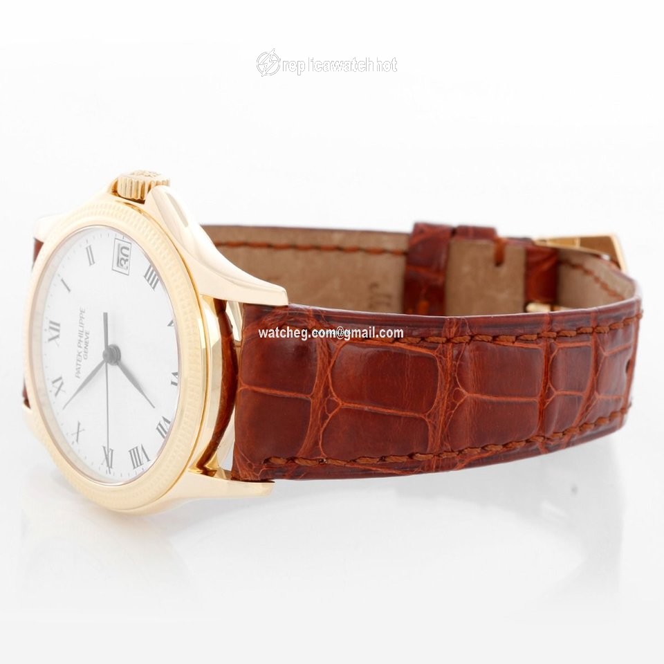 Patek Philippe Calatrava Mens watch Unisex Automatic Yellow gold 5117 J 2