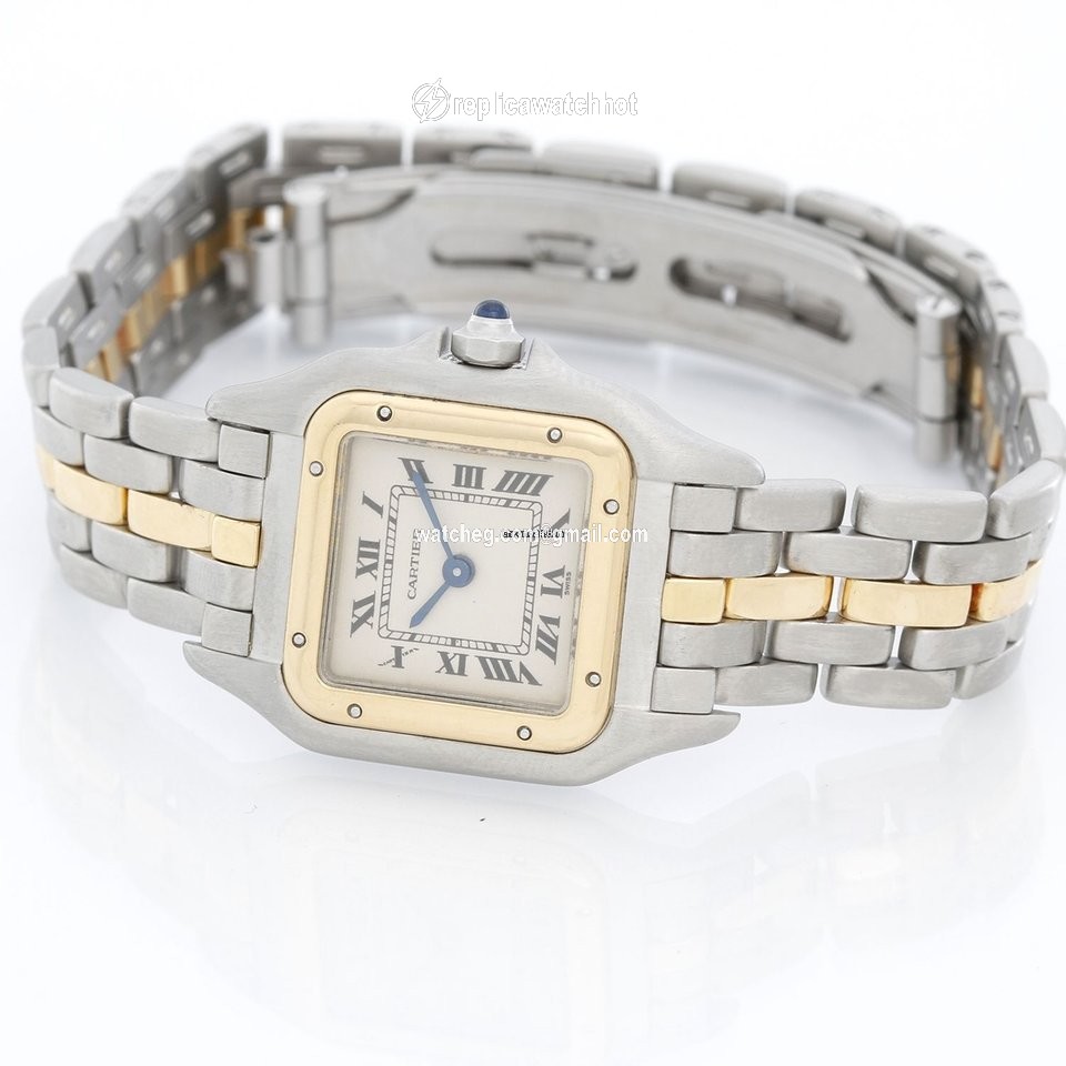 Cartier Panthere Womens watch Quartz Gold Steel W25027B5 2