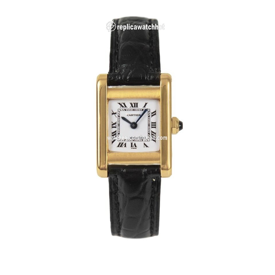 Cartier Tank Womens watch Manual winding Yellow gold 78093 2
