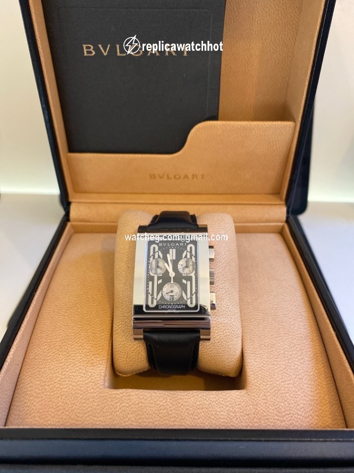 Bulgari Rettangolo Mens watch Unisex Quartz Steel RTC49BRSVD 2