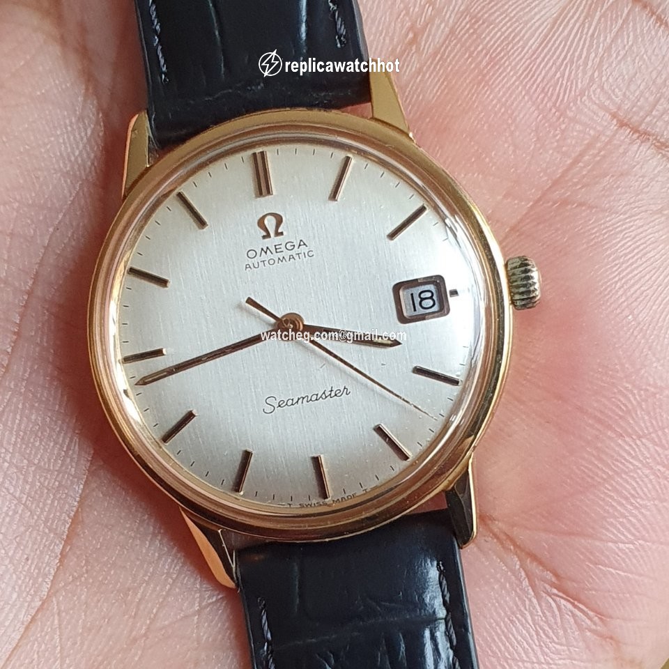 Omega Seamaster Mens watch Unisex Automatic Yellow gold 166.037 Vintage Seamaster 2