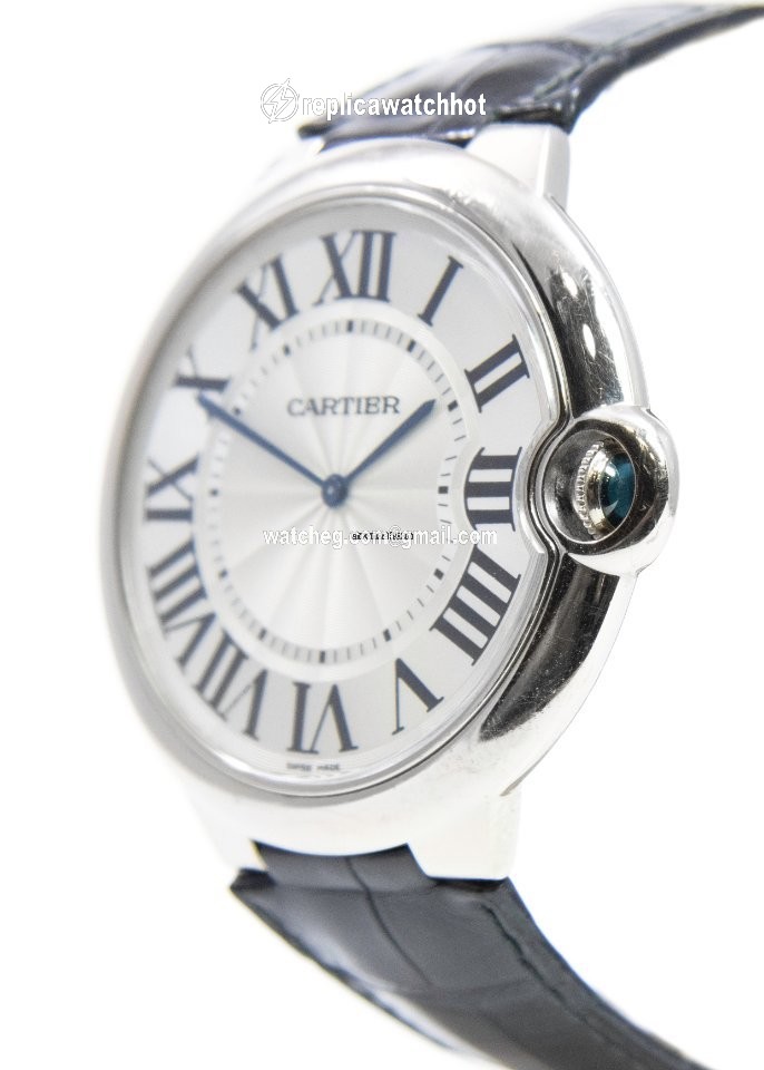 Cartier Ballon Bleu 44mm Mens watch Unisex Manual winding White gold W6920055 2