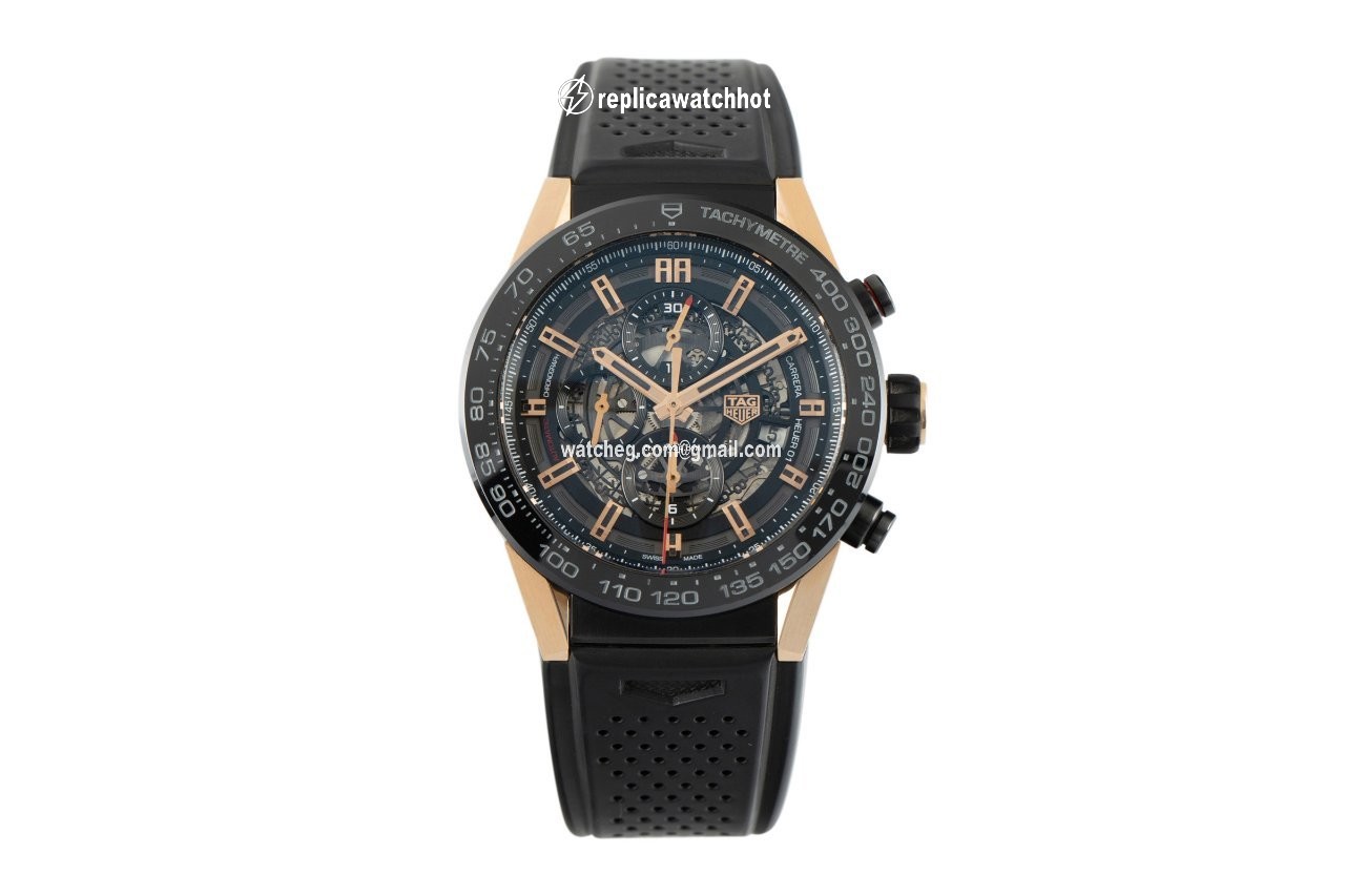 TAG Heuer Carrera Calibre HEUER 01 Mens watch Unisex Automatic Titanium CAR2A5A.FT6044 2