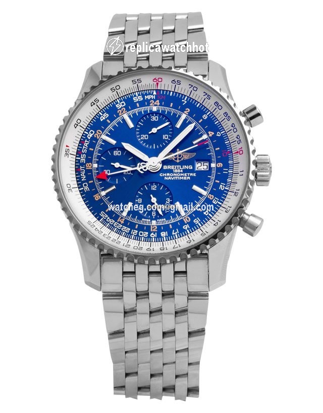 Breitling Navitimer World Mens watch Unisex Automatic Steel A2432212.C651.443A 2