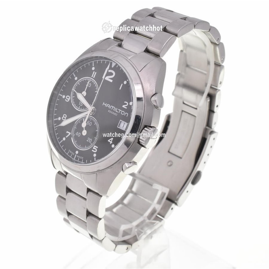 Hamilton Khaki Pilot Pioneer Mens watch Unisex Quartz Steel H765120 2