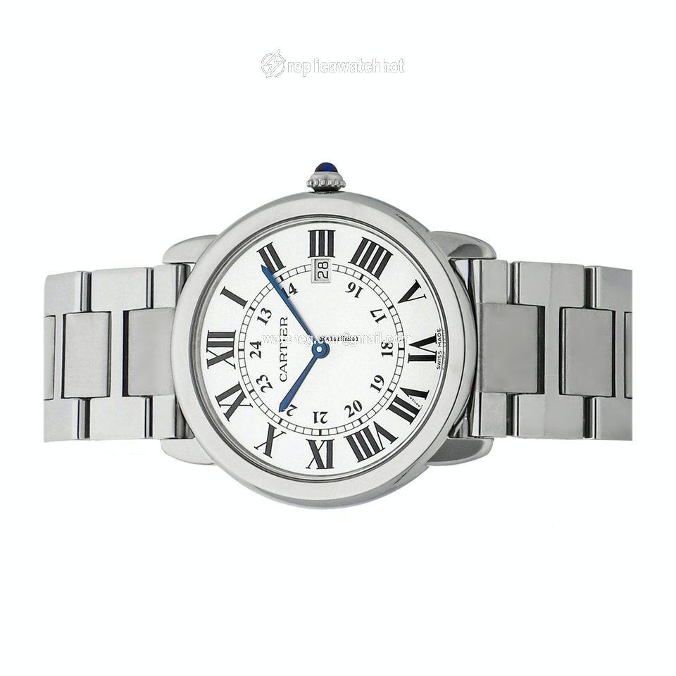Cartier Ronde Solo de Cartier Mens watch Unisex Quartz Silver W6701005 2