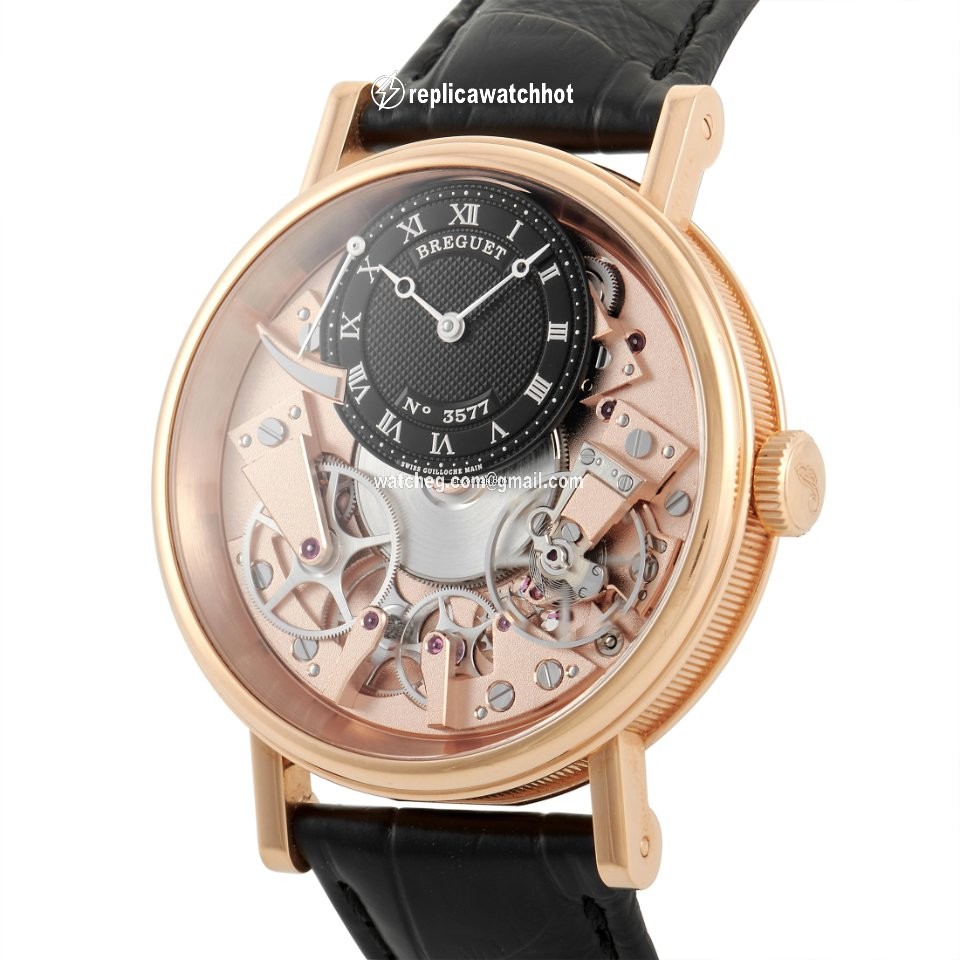 Breguet Tradition Mens watch Unisex Manual winding Rose gold 7057BR R9 9W6 2