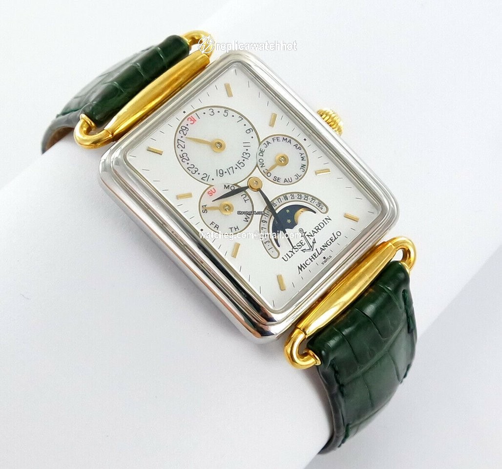 Ulysse Nardin Michelangelo Automatic Gold Steel 164-44 2