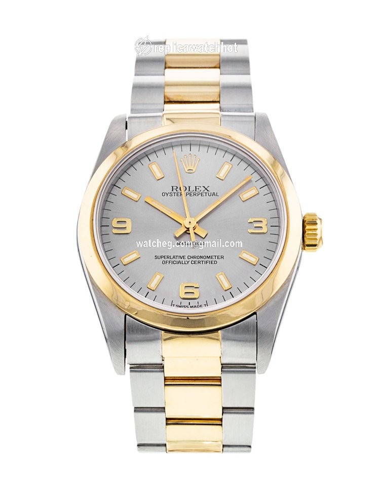 Rolex Oyster Perpetual 31 Mens watch Unisex Gold Steel Automatic 67483 2