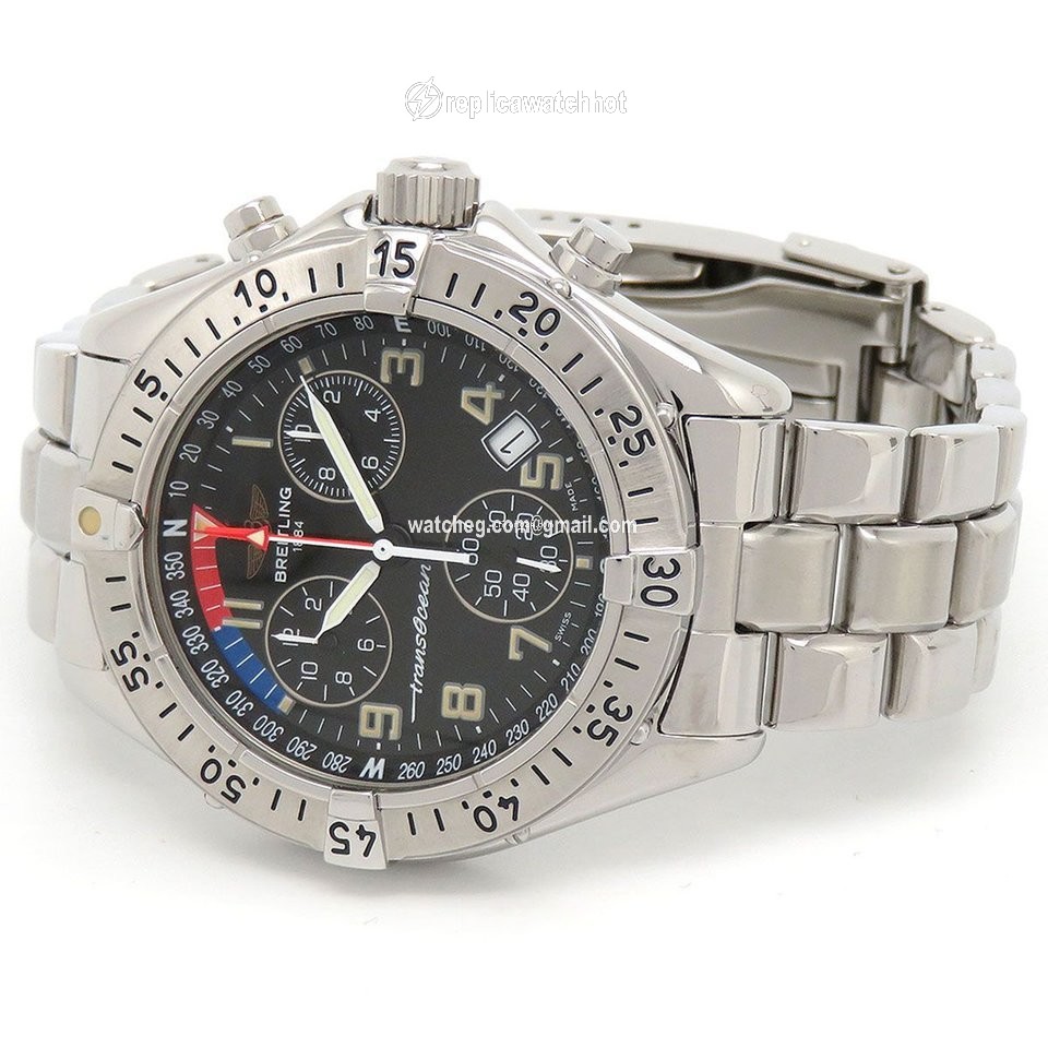 Breitling Mens watch Unisex Quartz Steel A53040.1 2