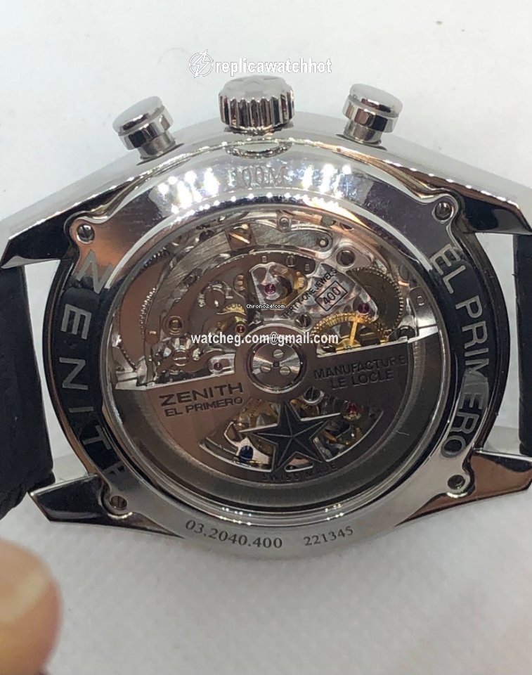 Zenith El Primero 36000 VpH Mens watch Unisex Automatic Steel 03.2040.400 21.C496 2