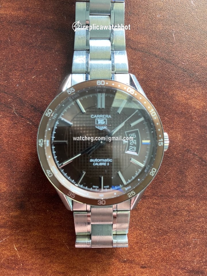 TAG Heuer Carrera Calibre 5 Mens watch Unisex Automatic Steel WV211N 2