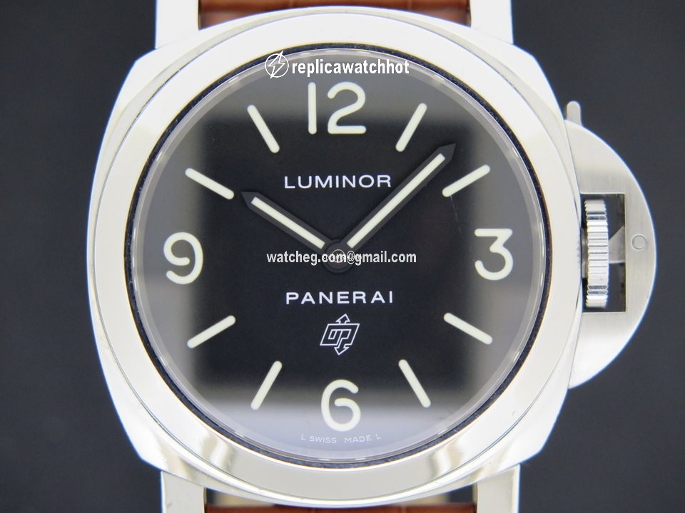 Panerai Luminor Base Logo Mens watch Unisex Manual winding Steel PAM000 2