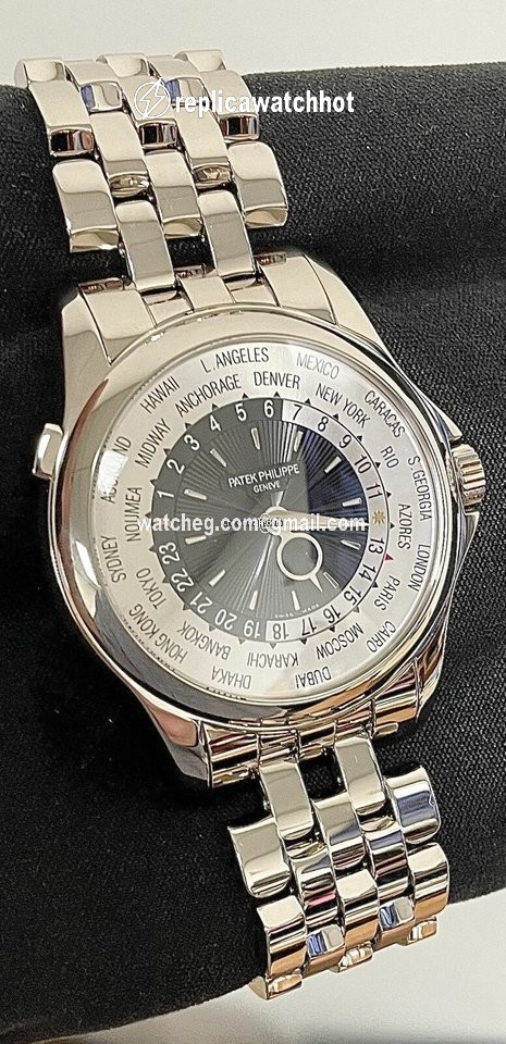 Patek Philippe World Time Mens watch Unisex Automatic White gold 5130G 2